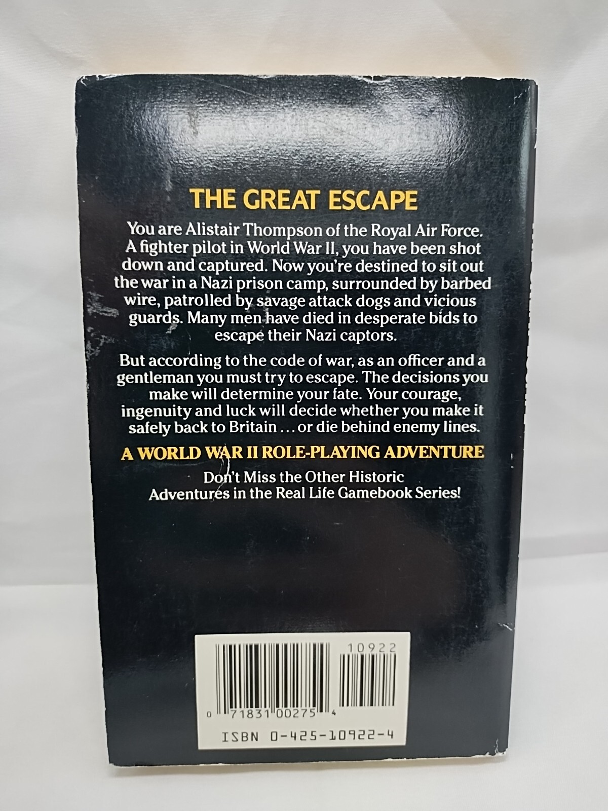 A Real Life Gamebook The Great Escape Choose Your Own Adventure Book