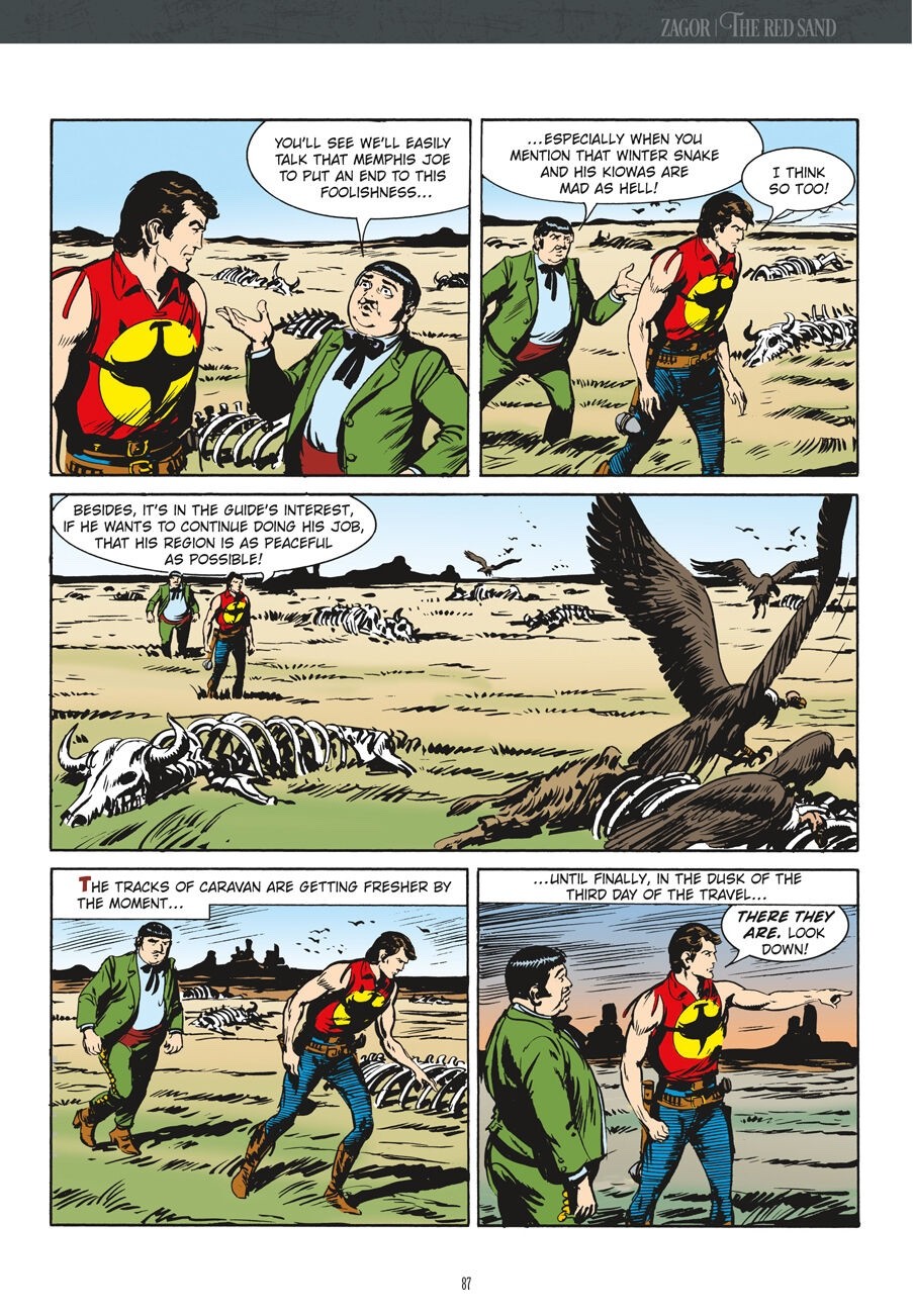 Zagor: The Red Sand (2016 Paperback), GN, Nolitta, Ferri, Rubini