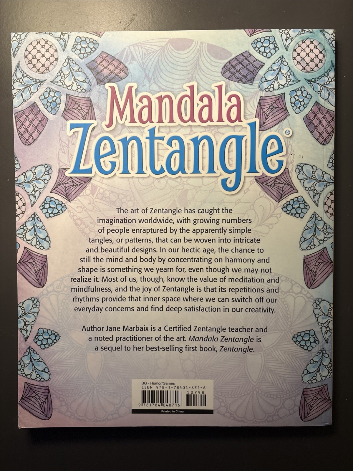 Mandala Zentangle by Jane Marbaix (2015, Trade Paperback)