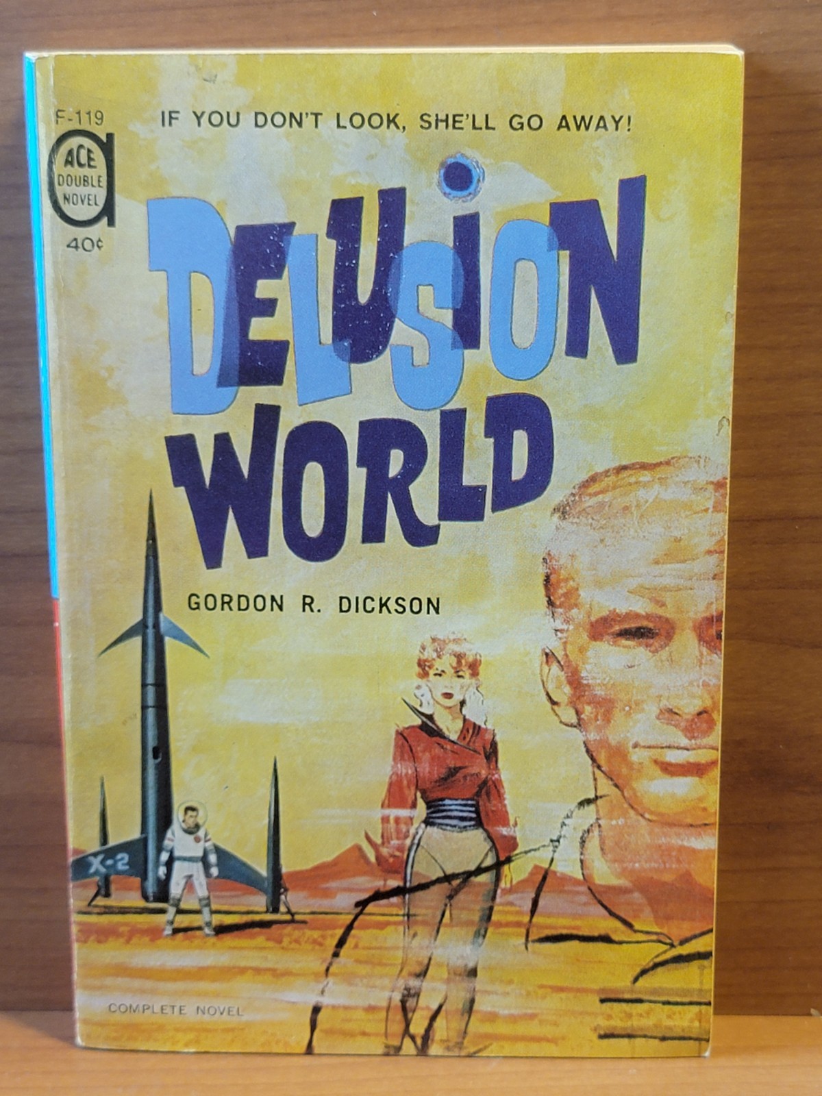 Spacial Delivery/Delusion World Ace Double F-119 1961 Fine Condition Gordon R.