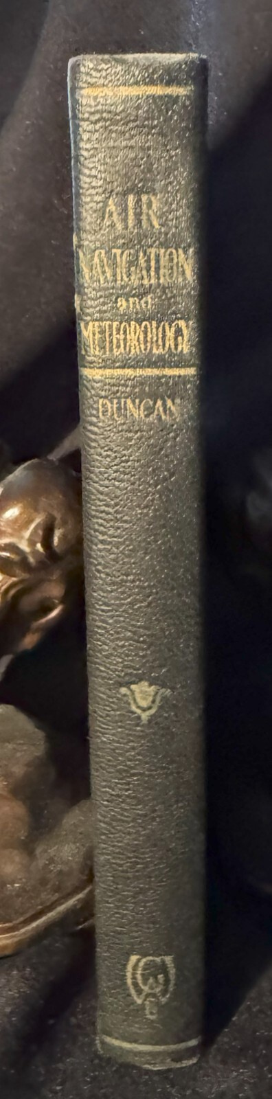 Air Navigation and Meteorology 1929 HC 3rd Ed w/Map Cpt Richard Duncan
