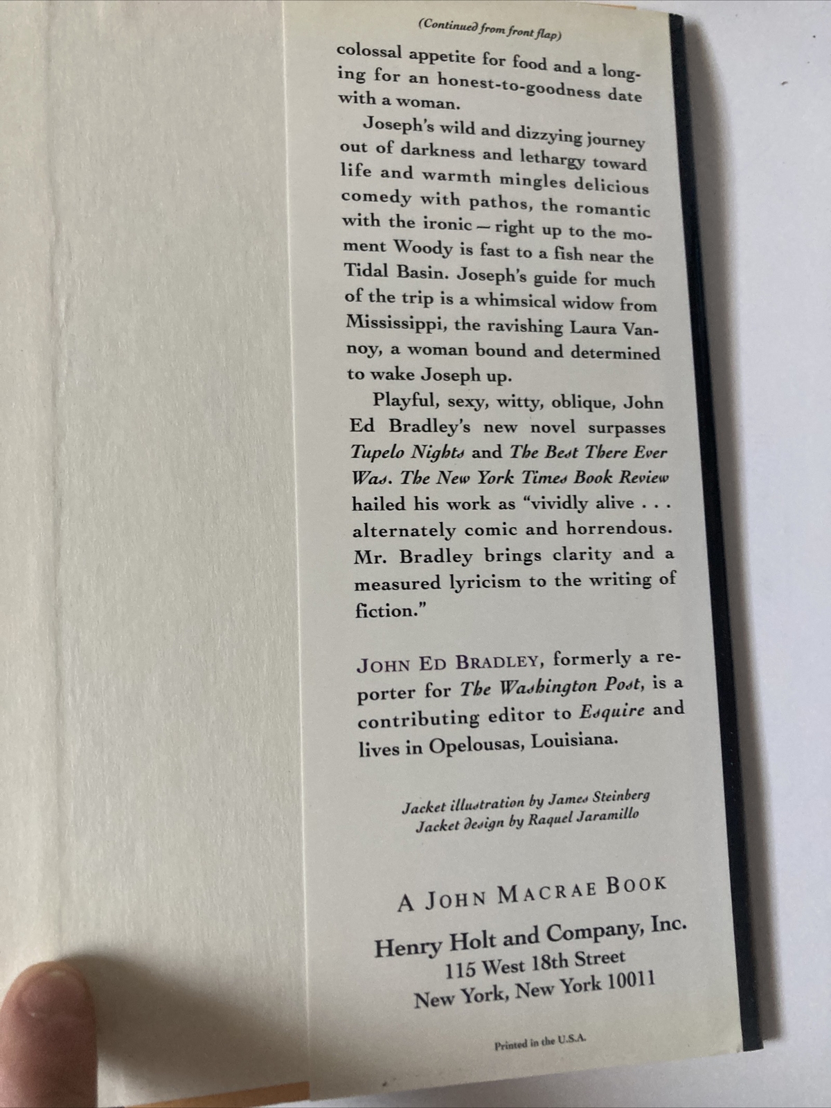 SIGNED Love and Obits by John E. Bradley First Editor Hardcover