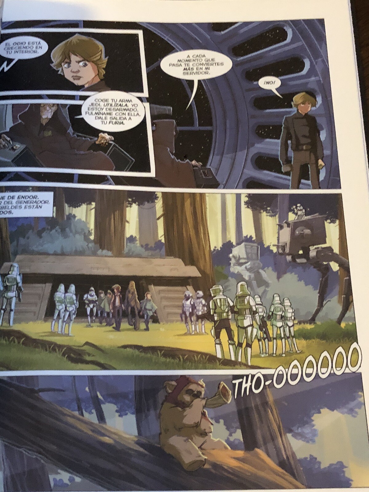 STAR WARS: RETURN OF THE JEDI GRAPHIC NOVEL Alessandro Ferrari Spanish Printing