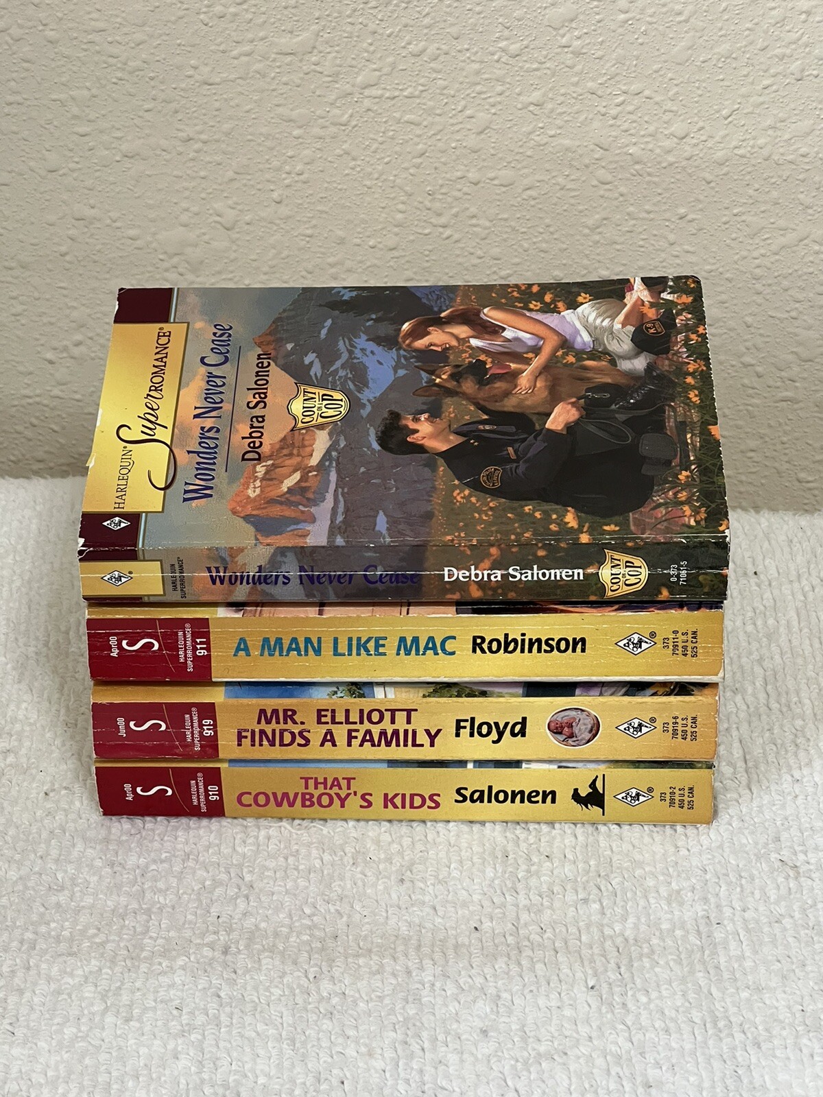 Harlequin Super Romance Series Lot 4 Paperback Books
