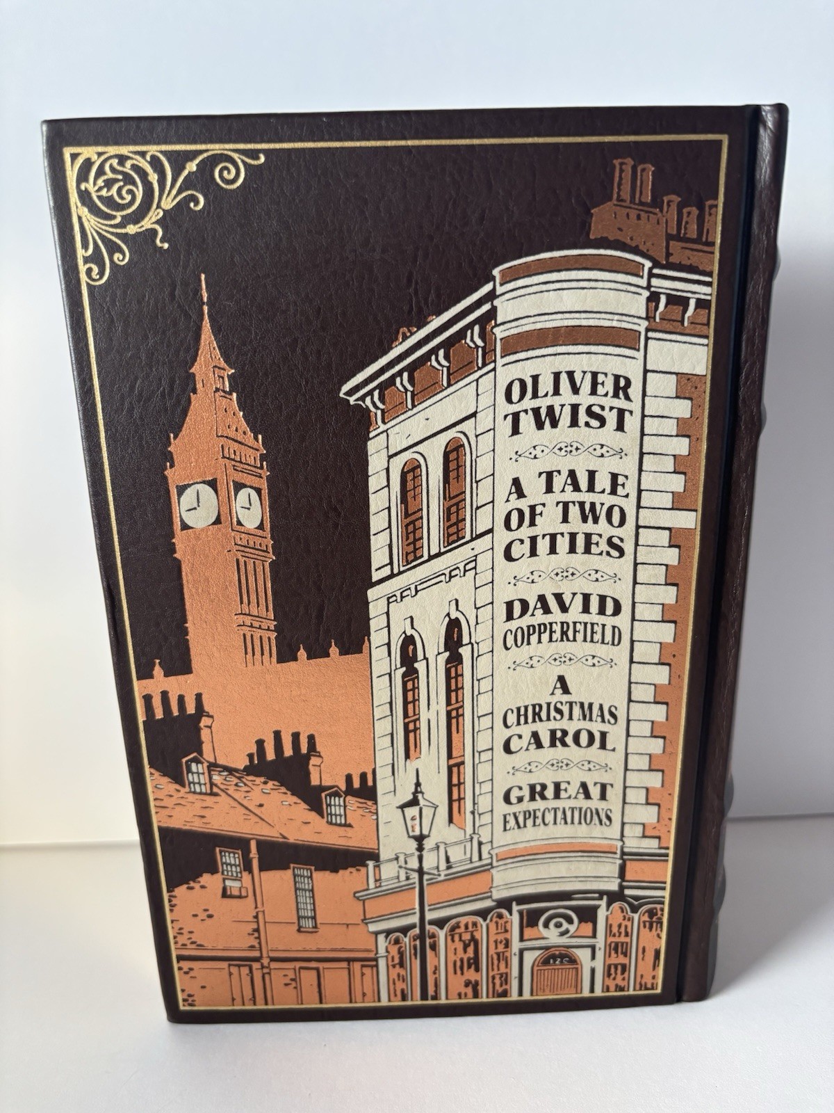 Charles Dickens Five Novels Hardcover Oliver Twist Two Cities Great Expectations