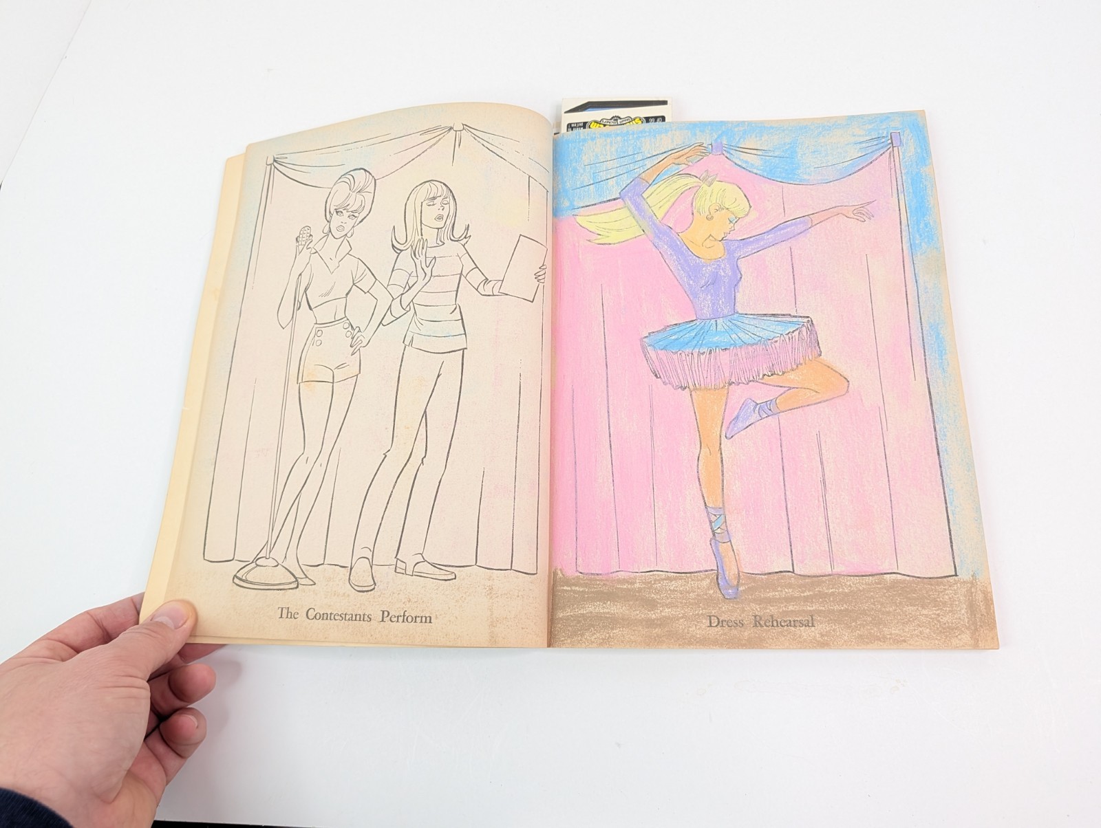 1969 Barbie Coloring Book Teen Queen Contest Whitman Publishing USA Vintage