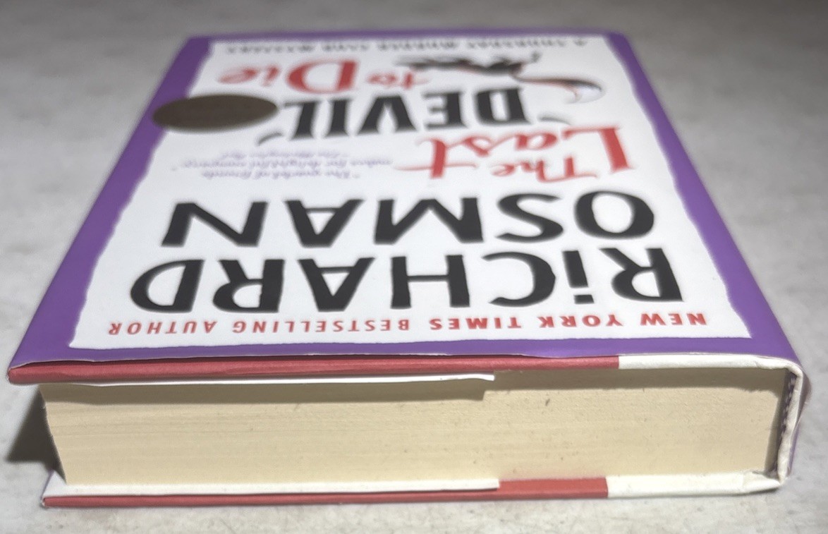 The Last Devil to Die by Richard Osman, signed FIRST EDITION, first printing