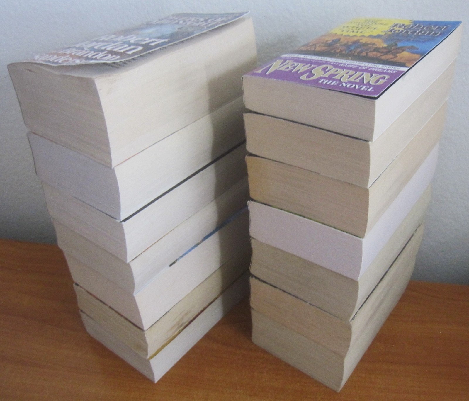 ROBERT JORDAN THE WHEEL OF TIME SERIES 14 BOOKS #1-13 + NEW SPRING