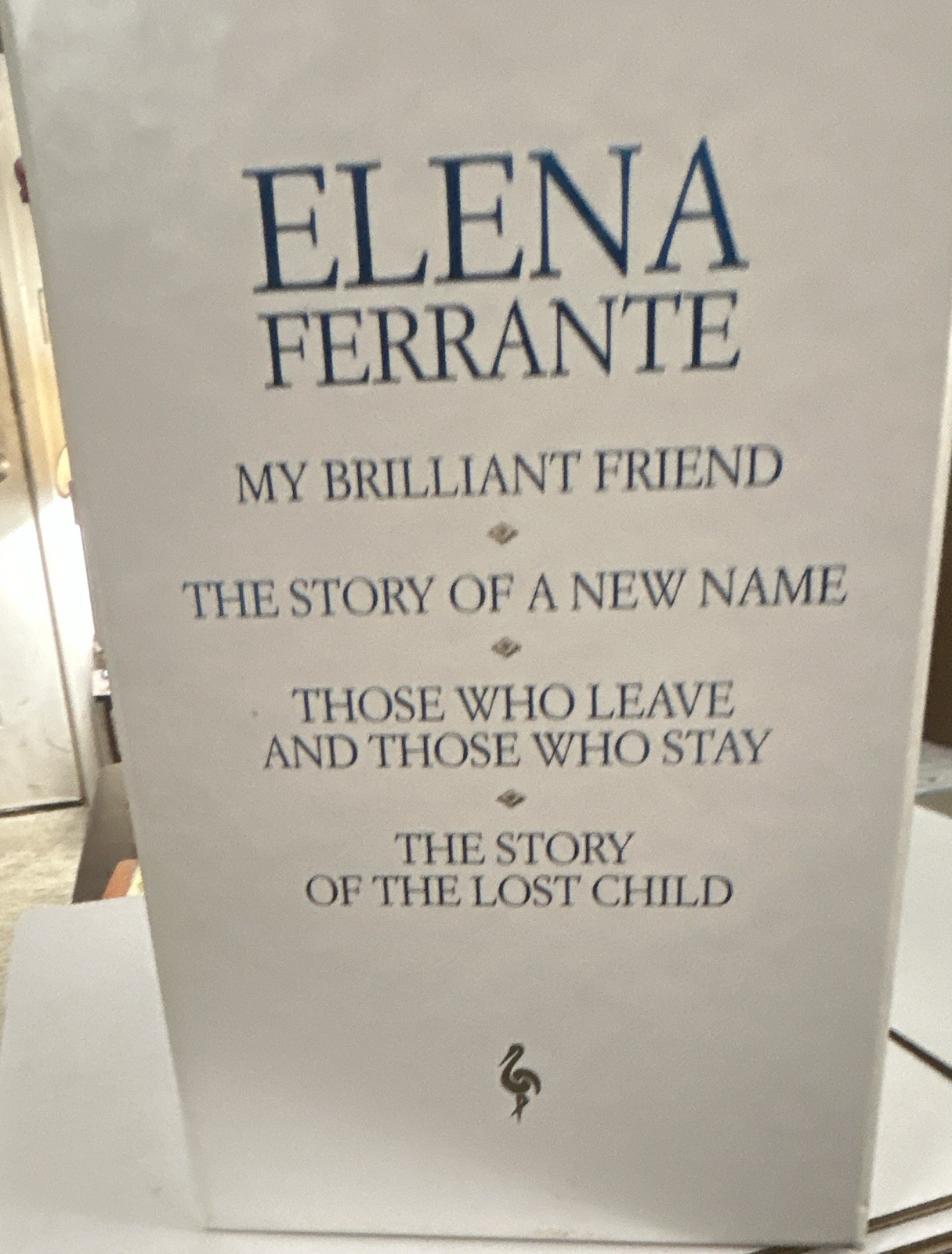 Elena Ferrante The Neapolitan Novels Box Set English Fiction Europa Editions