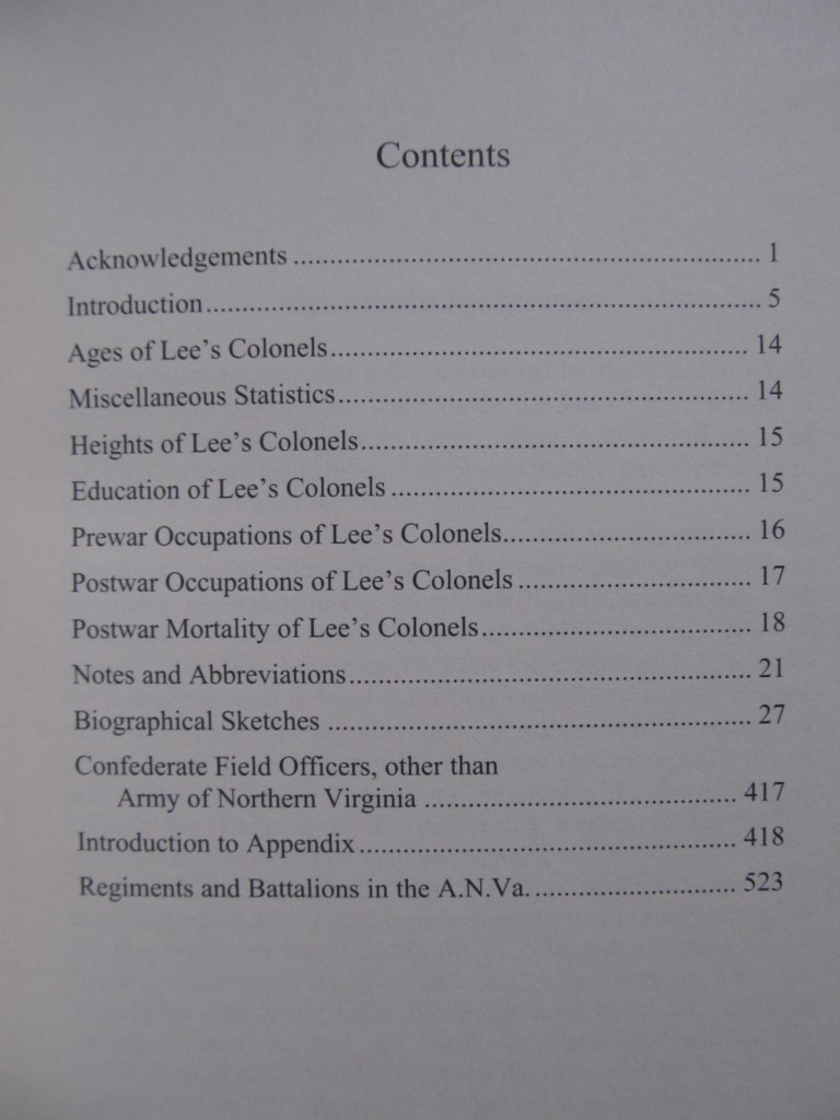 ROBERT E. LEE’S COLONELS – MOST COMPLETE VERSION – BRAND NEW – CIVIL WAR ROSTERS
