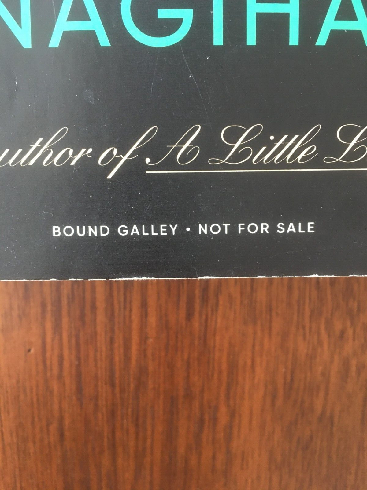 Hanya Yanagihara – To Paradies – Bound Galley w/ Signed Letterhead Stationary