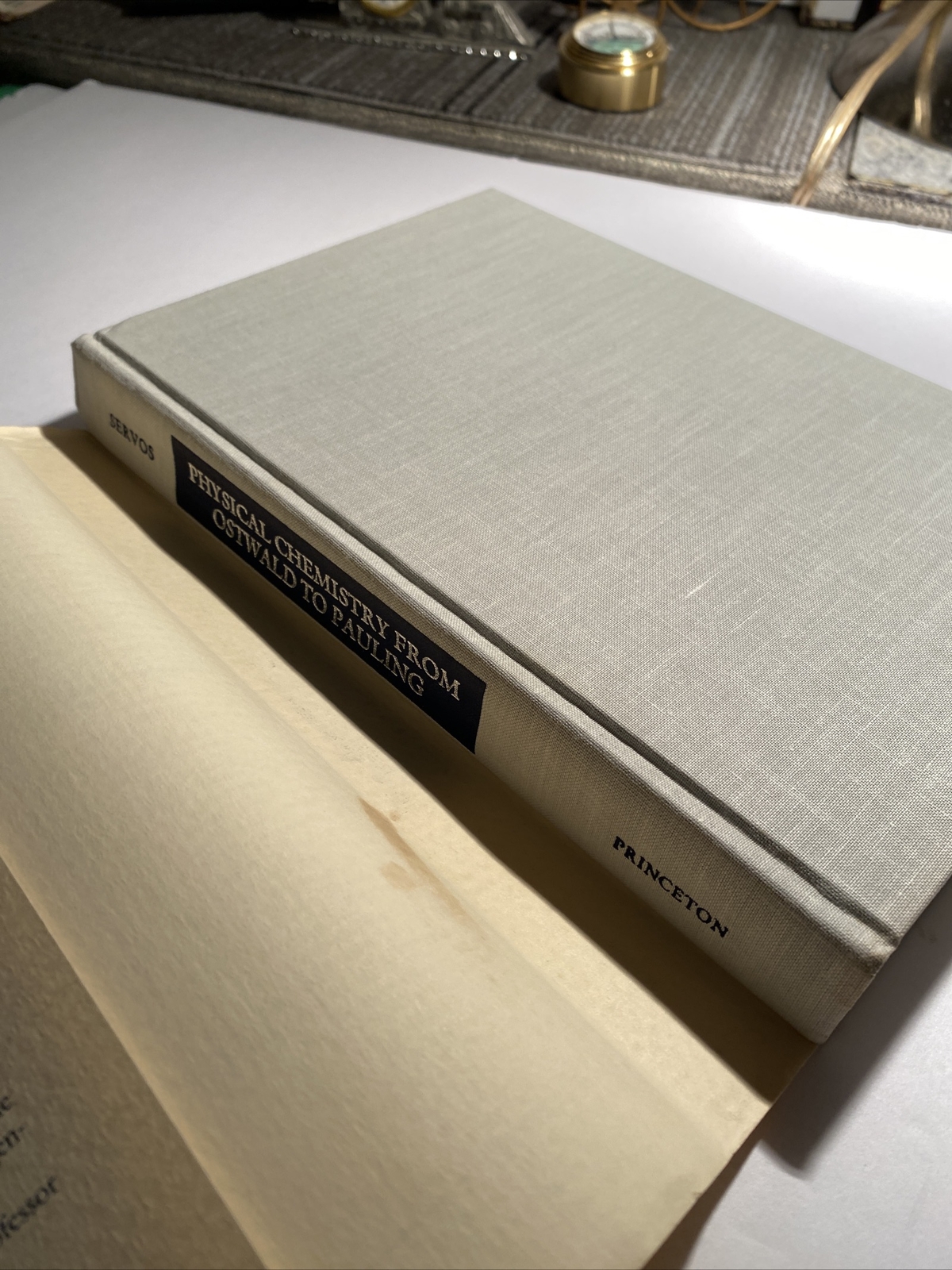 Physical chemistry from Ostwald to Pauling Signed By The Author abk