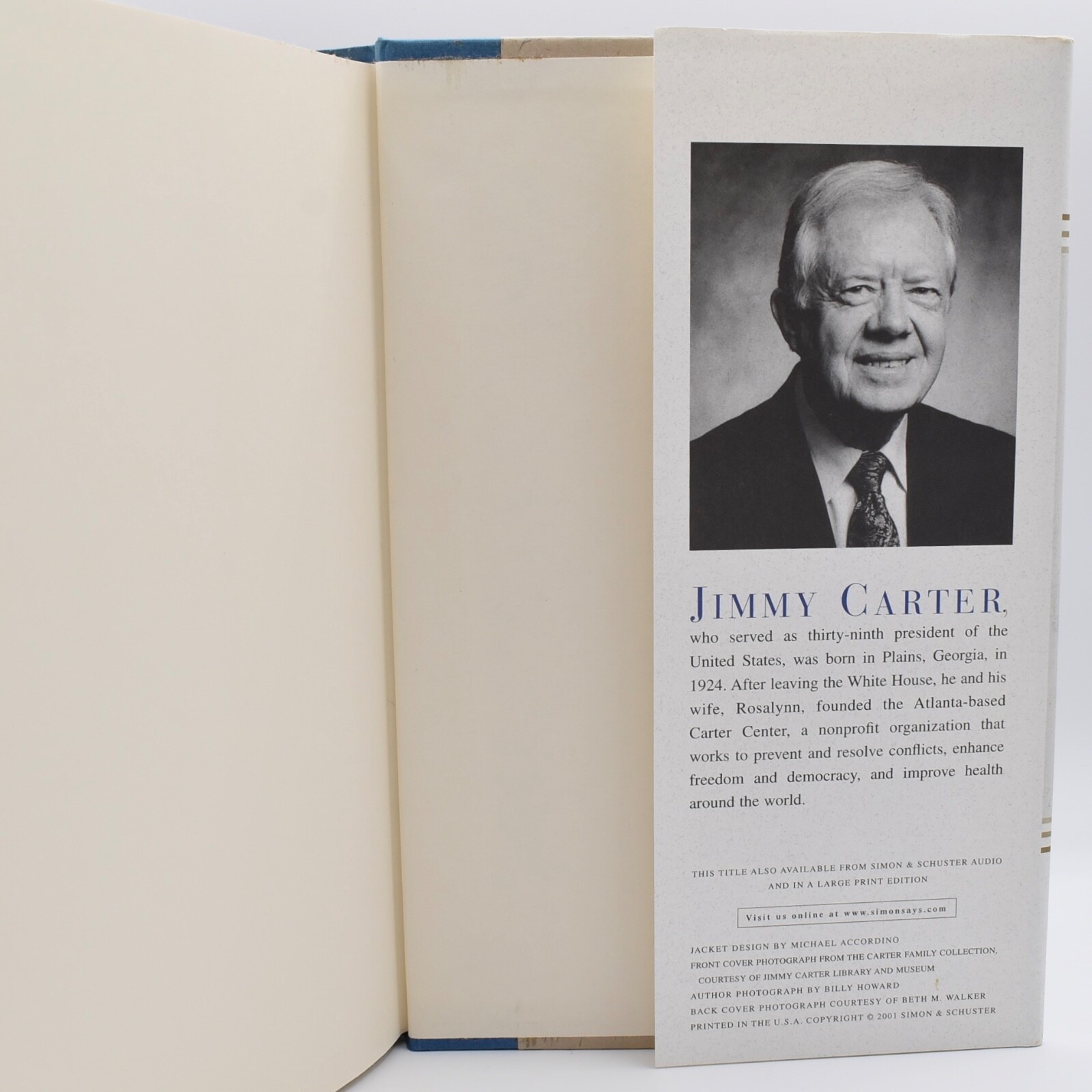 An Hour Before Daylight : Memories of a Rural Boyhood HC SIGNED by Jimmy Carter