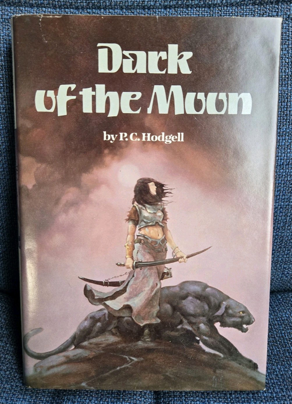 Dark of the Moon by P. C. Hodgell, Hardcover 1985 1st Edition BCE, Good