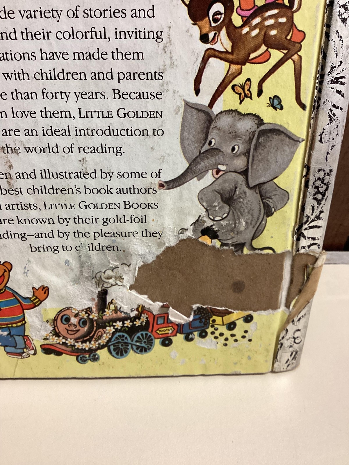 Vintage Little Golden Books Lot 7 Dumbo Mother Goose Trucks Elf Drum Porky