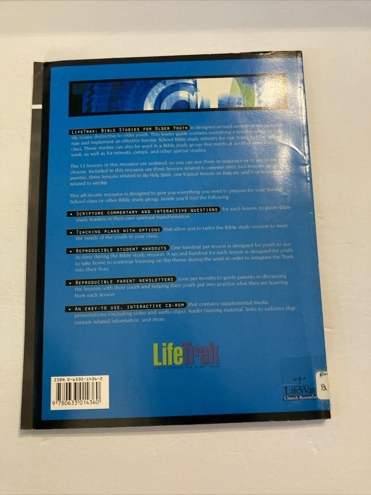 LifeTrak Bible Studies For Older Youth with Interactive cd-rom volume 2 issue 1