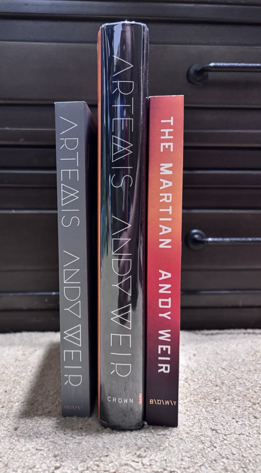 Andy Weir Artemis & The Martian SIGNED 1st Ed Mixed Lot (3 Books)