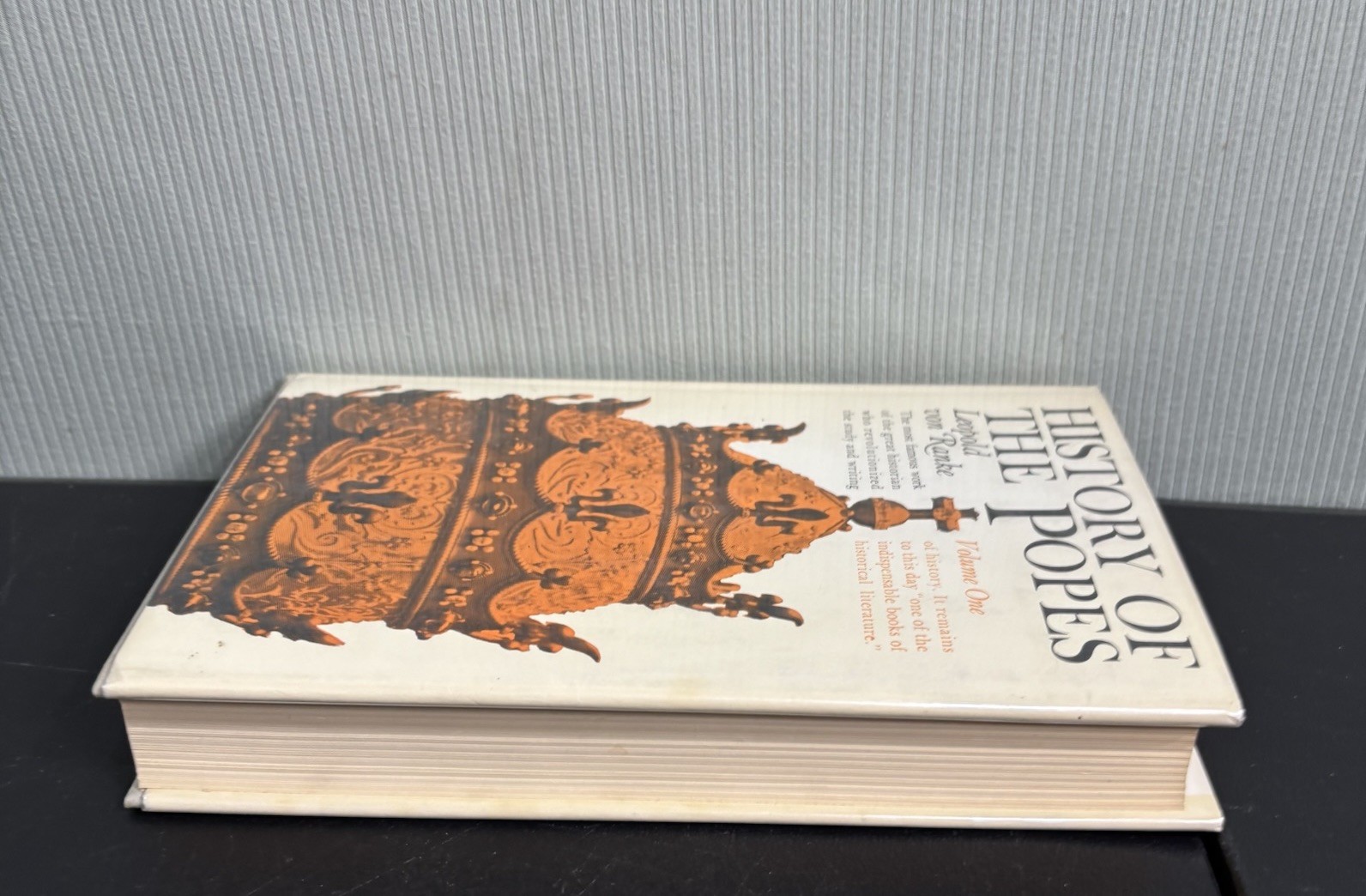 History of the Popes Vol 1 — Leopold von Ranke — 1966 Vintage HC w/ DJ
