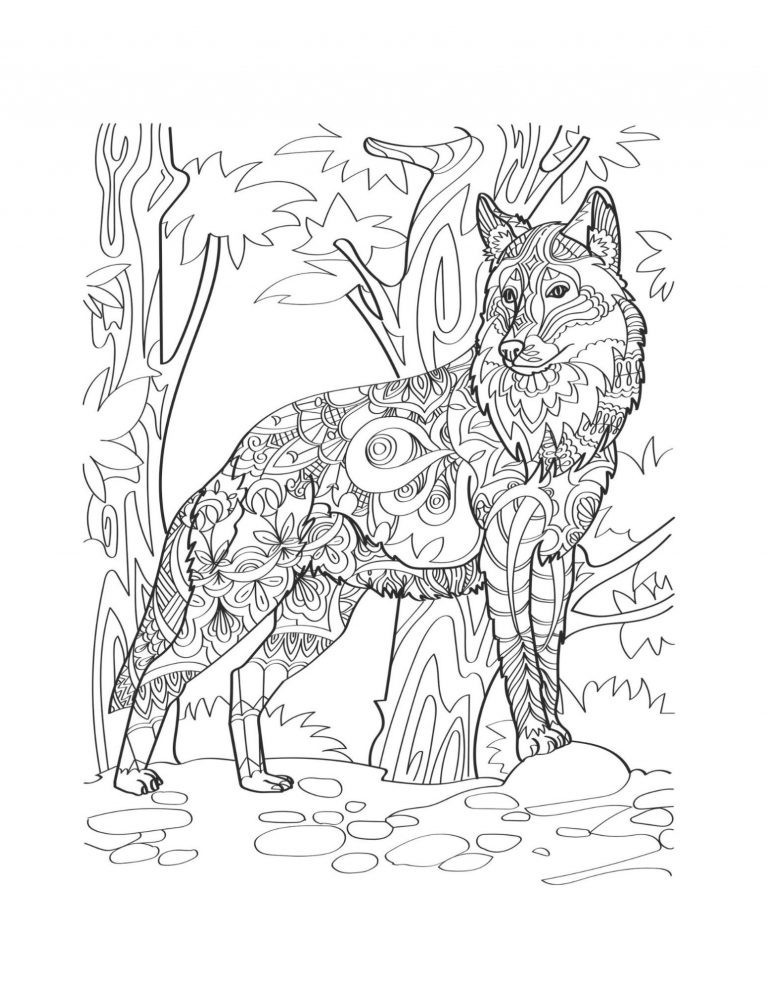 Best Wolf Coloring Book Save The Wolf 108 Pages 8.5 x 11 for All Ages