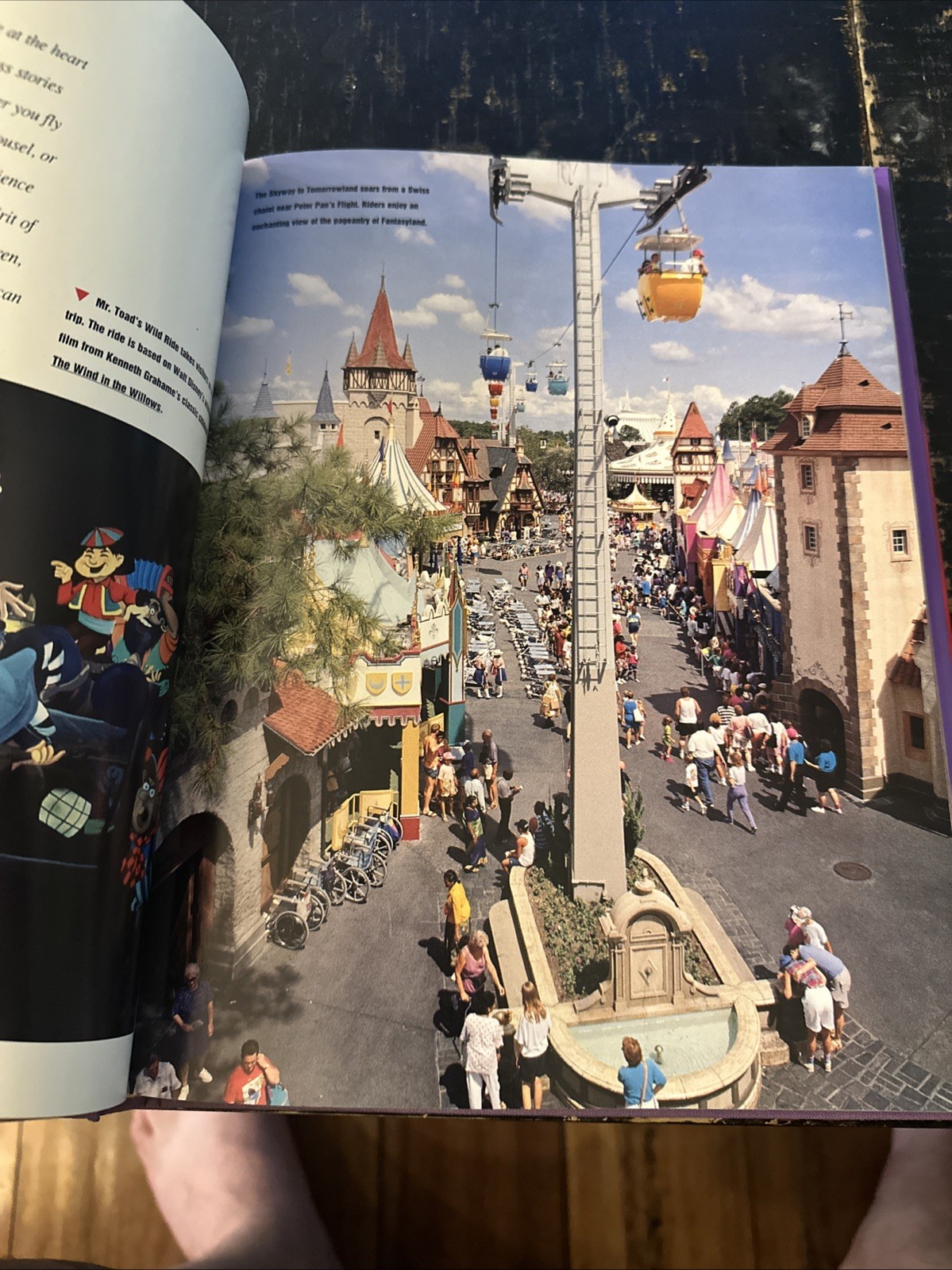 Walt Disney World Disney Kingdom Editions Purple Hardcover Book with Dust Jacket