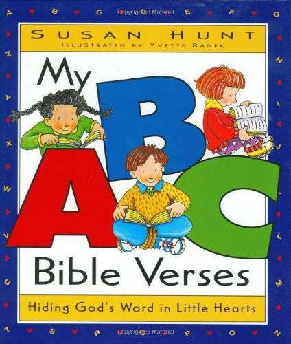 My ABC Bible Verses: Hiding God’s Word in Little Hearts – Hardcover – GOOD