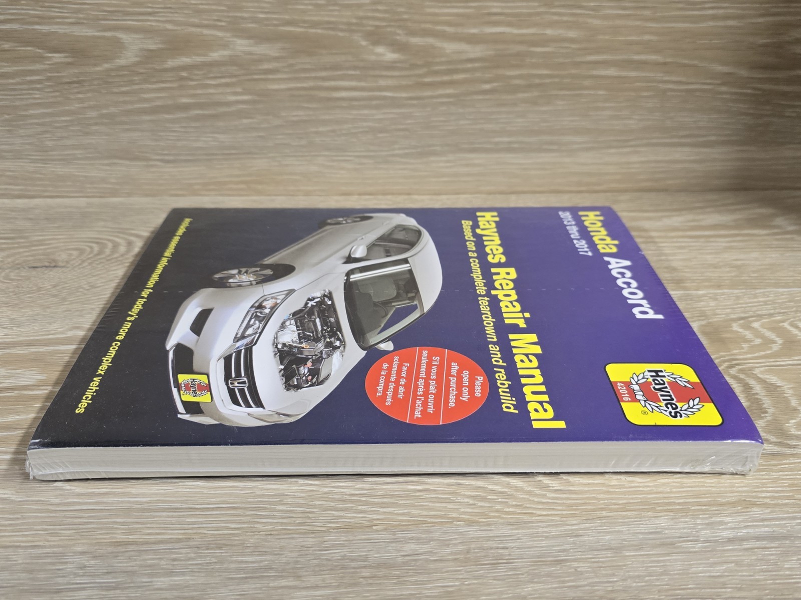 New Honda Accord 2013 Thru 2017 Haynes Repair Manual by Haynes Publishing Sealed