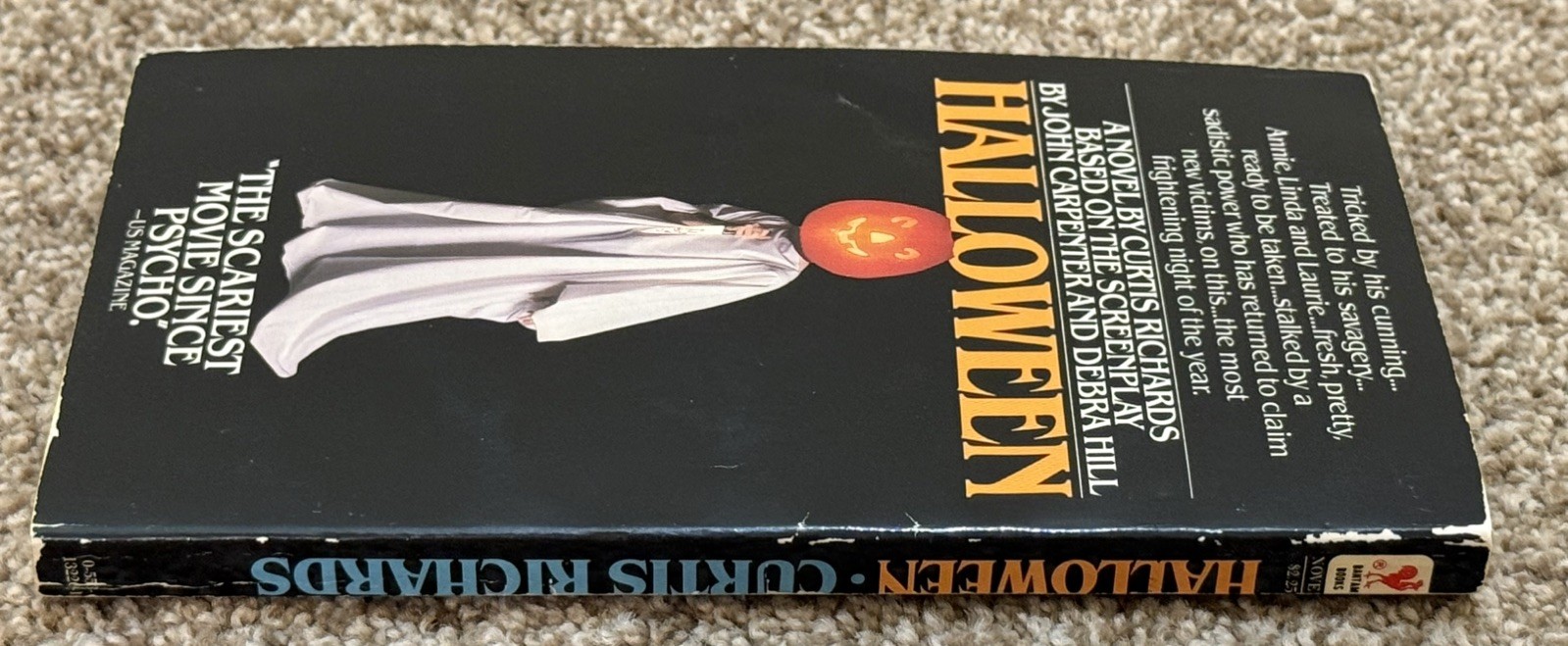 Halloween Paperback Book First Edition Bantam Curtis Richards Myers Carpenter