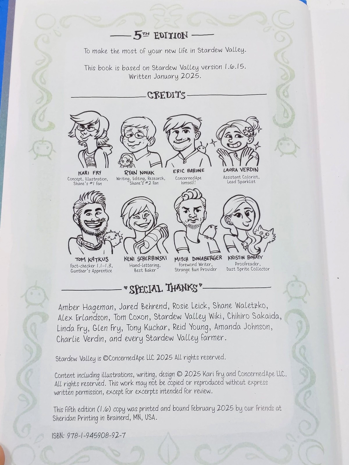 Stardew Valley Guidebook 5th Edition Version 1.6 – Hardcover