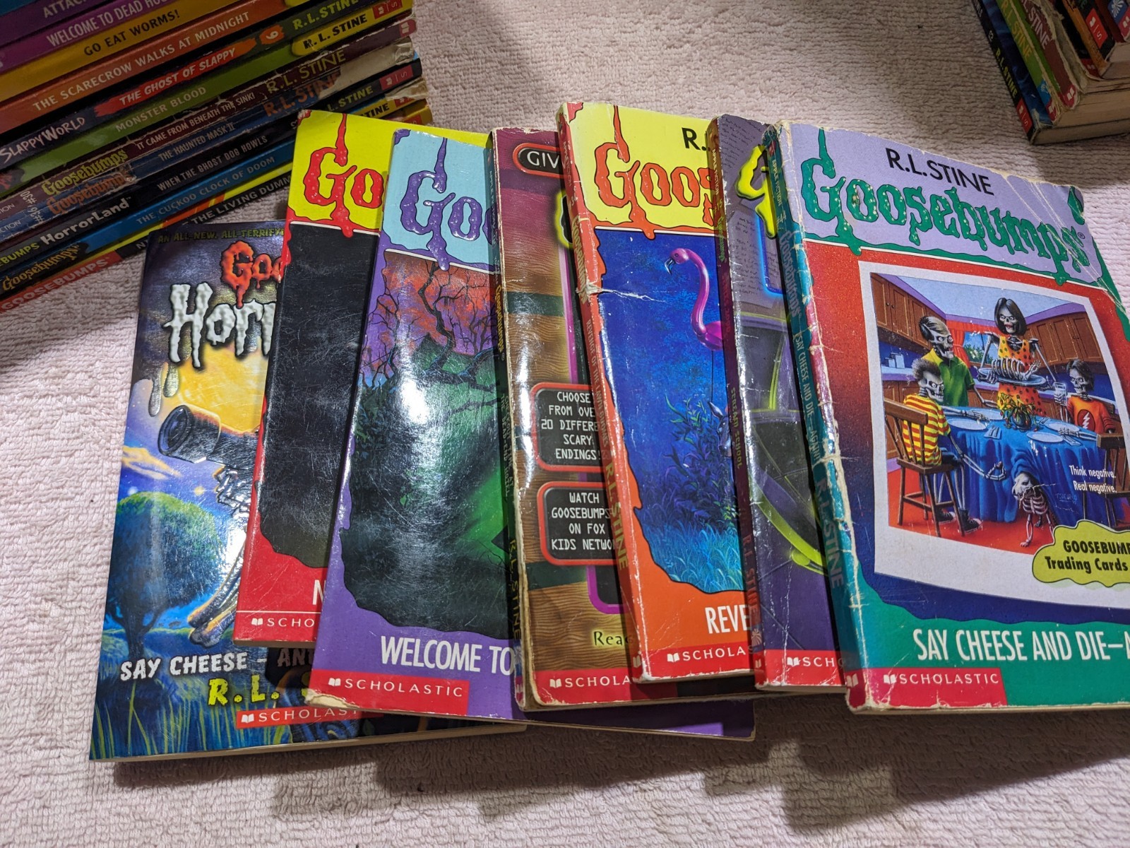 Lot Of (33) Various R.L. Stine Goosebumps Books