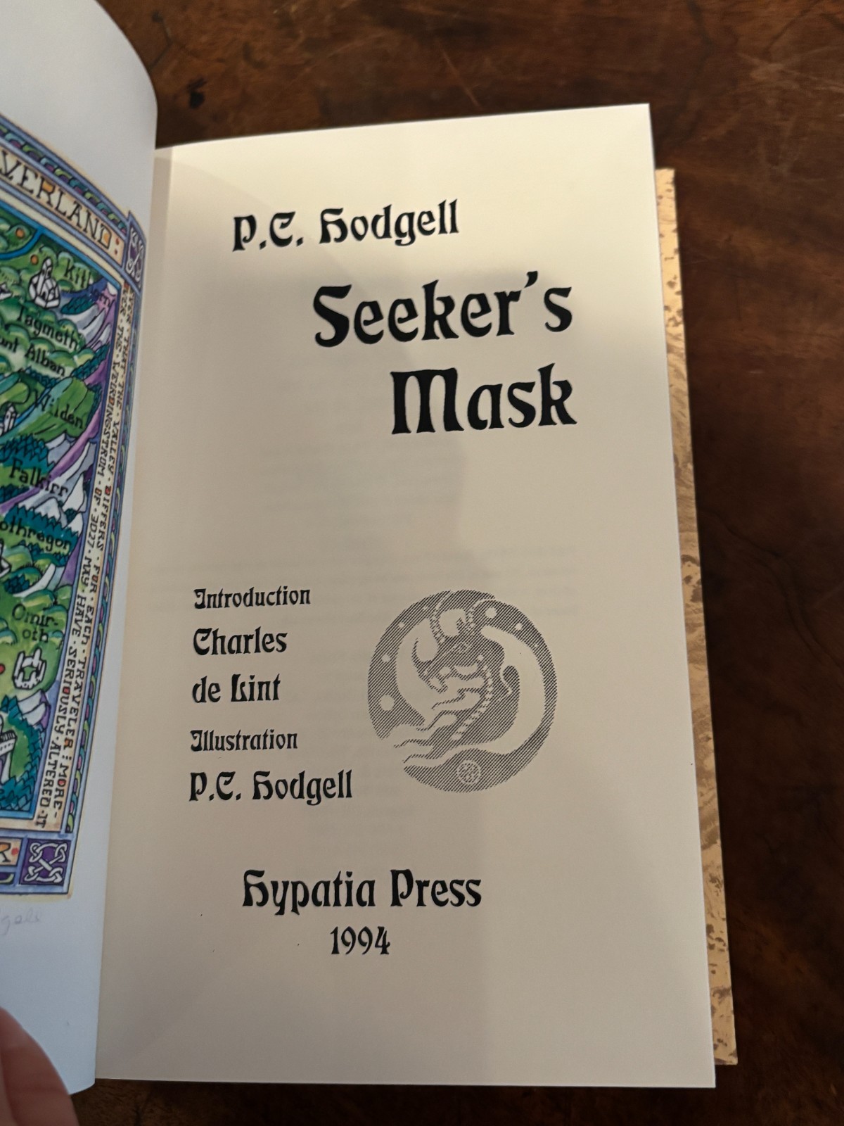 New 1994 Seeker’s Mask Special Edition Signed By P.C. Hodgell & Charles de Lint