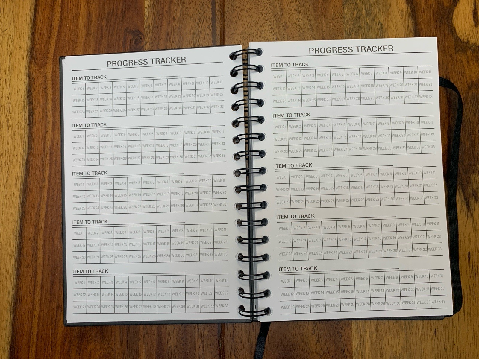 Hardcover Fitness Journal Workout Planner for Men & Women | 5.7″ x 8.3″ | NEW