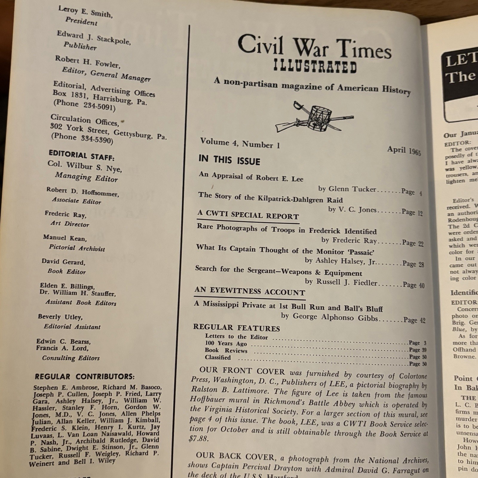 Civil War Times Illustrated Vol 1-5 Complete Set Index 1962-1967 Bound HC Books