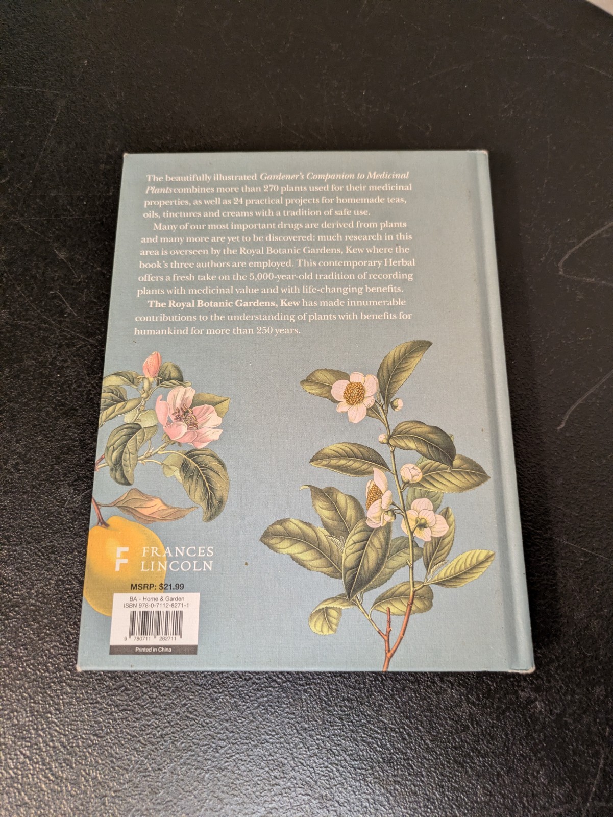 Medicinal Plants: Gardener’s Companion to A-Z of Healing Plants Hard Cover