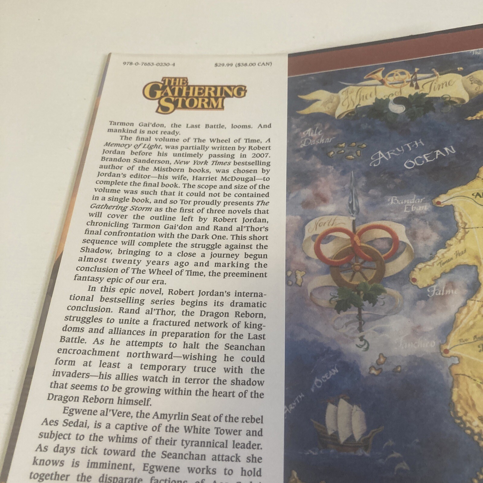 Wheel of Time Ser.: The Gathering Storm Book 12 By Robert Jordan Autopen Signed
