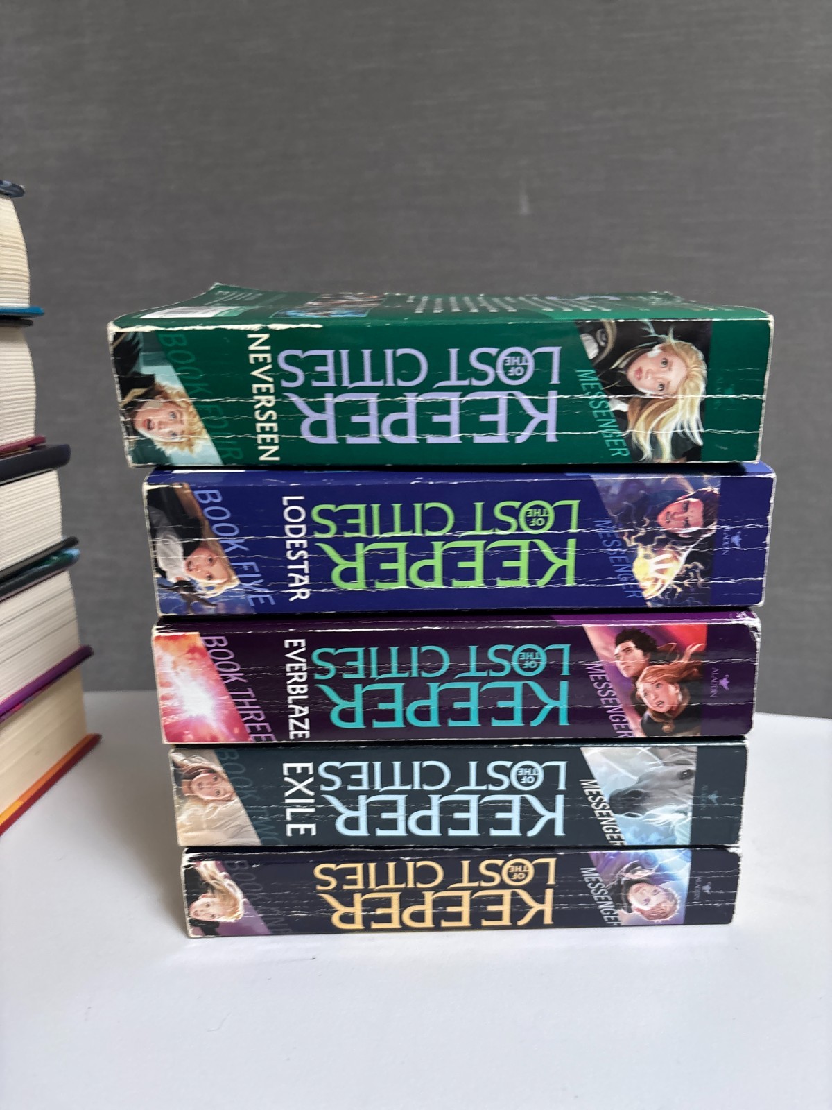 Keeper of the Lost Cities Book Lot 1-9 (Incl 8.5) Shannon Messenger HB PB
