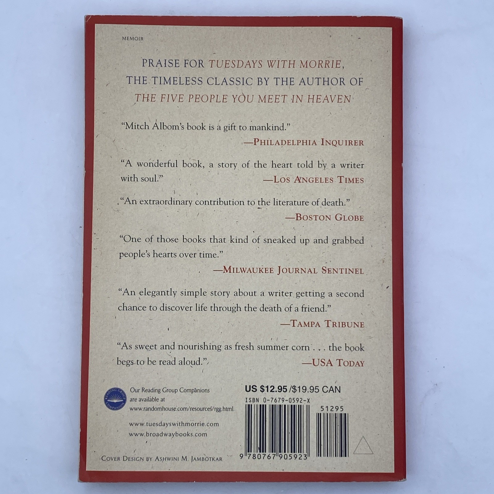 Tuesdays with Morrie : An Old Man, a Young Man, and Life’s Greatest Lesson Albom