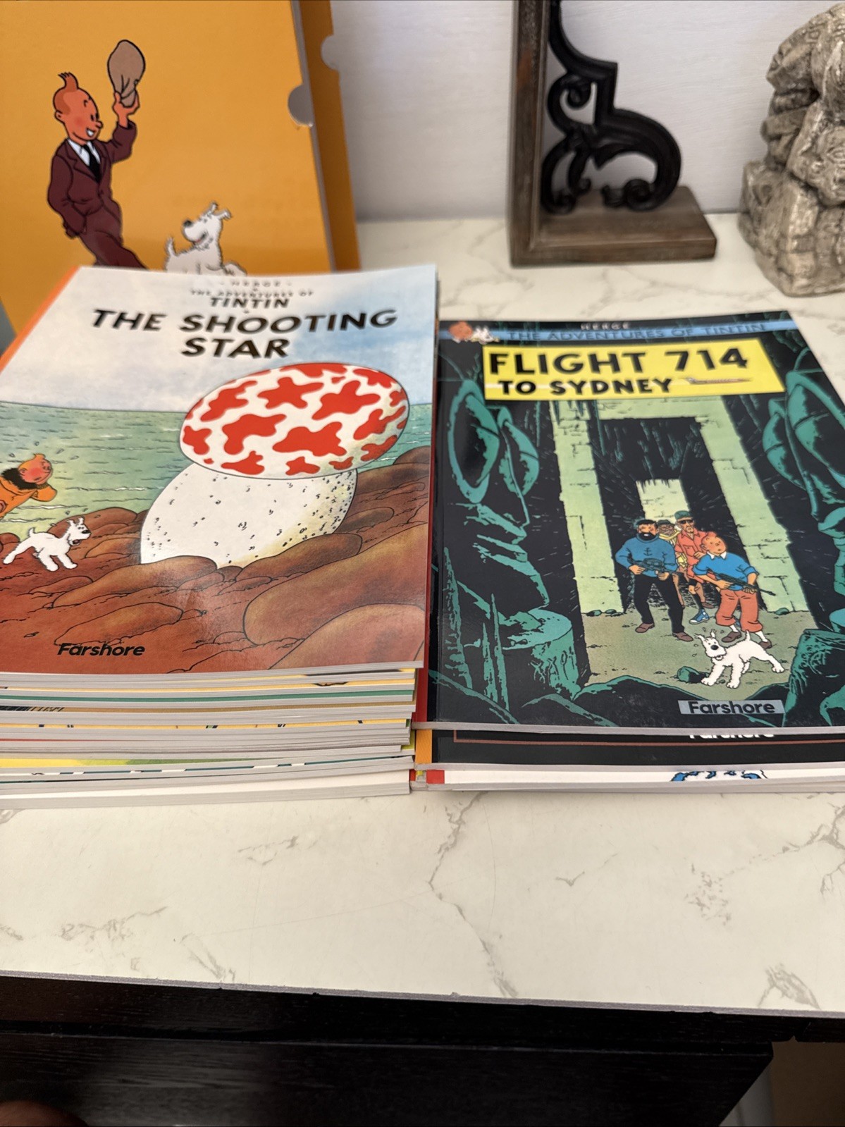 The Adventures of Tintin 23 Book Complete Collection Box Set Full Edition Herge