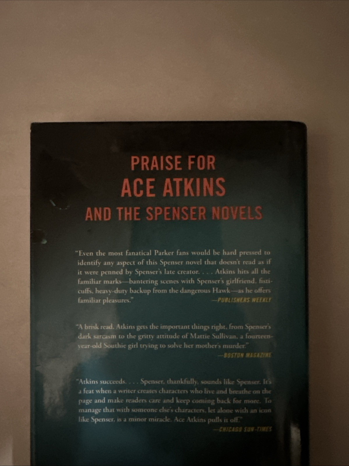 ROBERT B. PARKER’S WONDERLAND by Ace Atkins – A Spenser Novel- pi