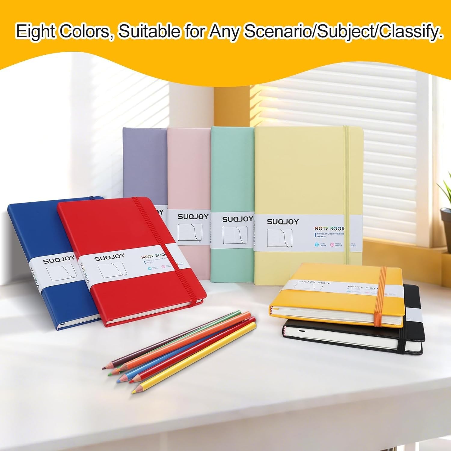 Lined Journal Notebooks, 6 Pack 160 Pages, 5.5x 8.2-Inch Journals for Women M…