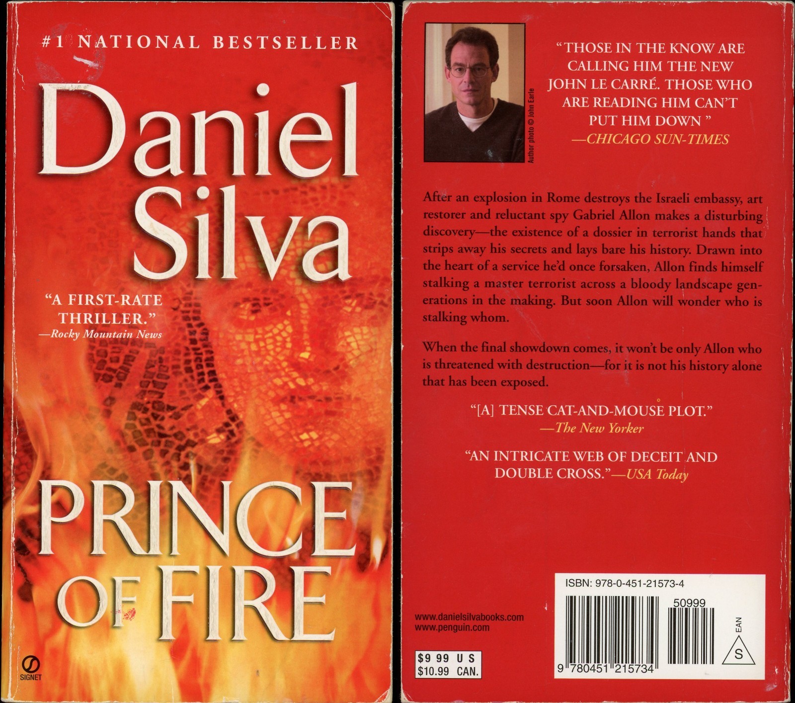 Gabriel Allon Israeli Spy Thriller Lot of 4 Paperback by Daniel Silva