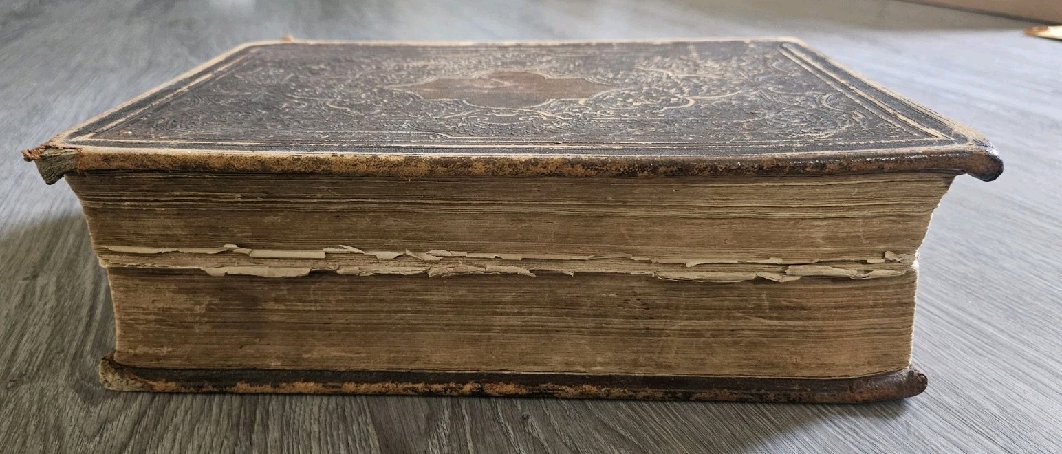 1867 Holy Bible Old & New Testaments Translated From Original Tongues | Leather