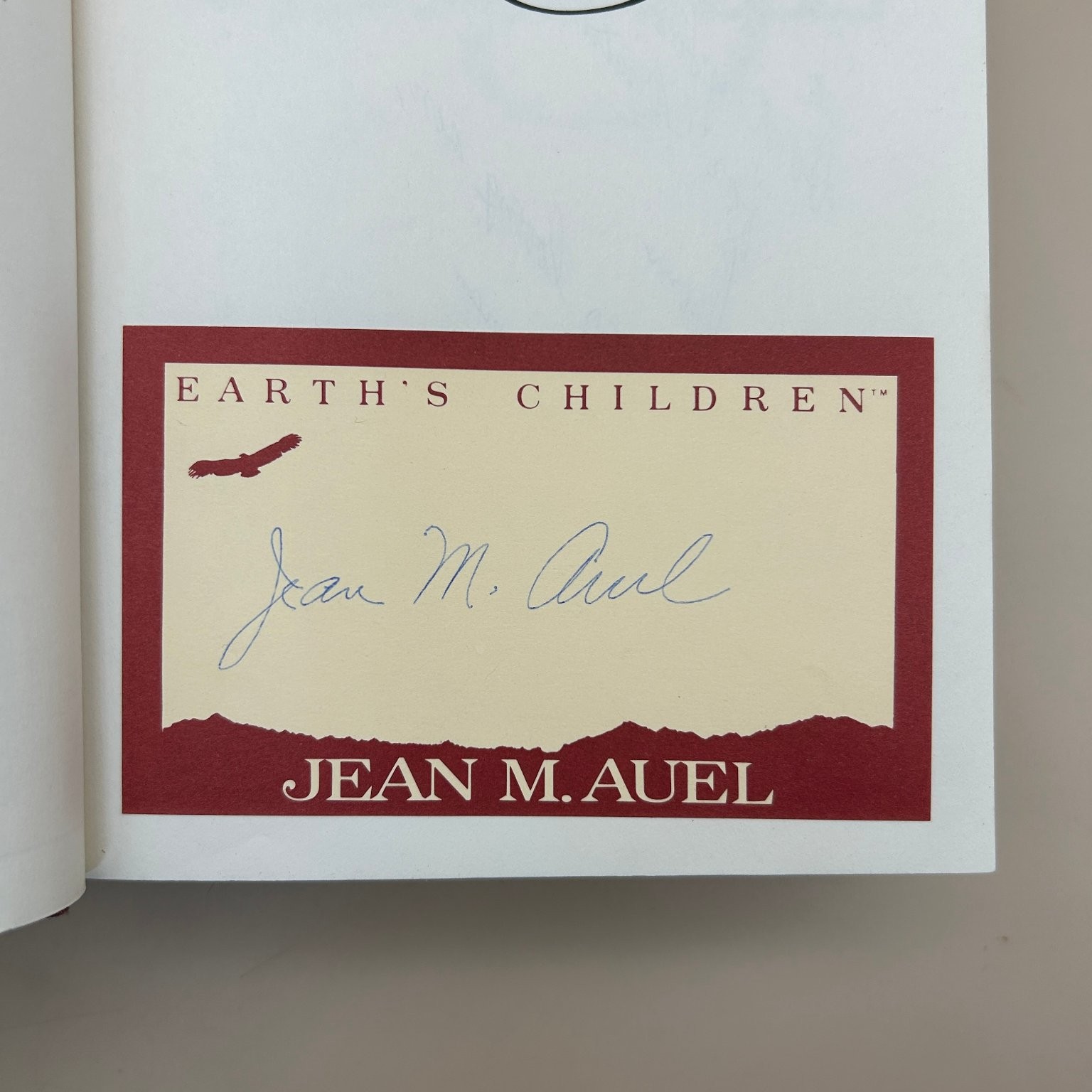 Plains of Passage Jean M. Auel 1990 First Edition Signed Earth’s Children HC