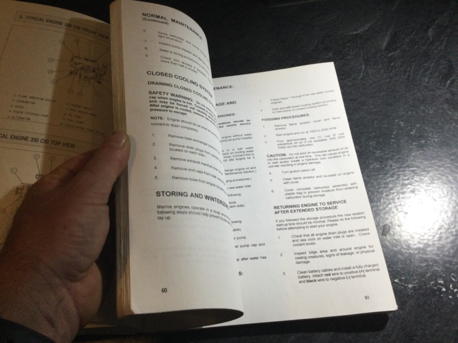 1996 Marine Power Engine Owner’s Manual 3.0L 4.3L V6 350 5.7L , 454 7.4L, 502 V8