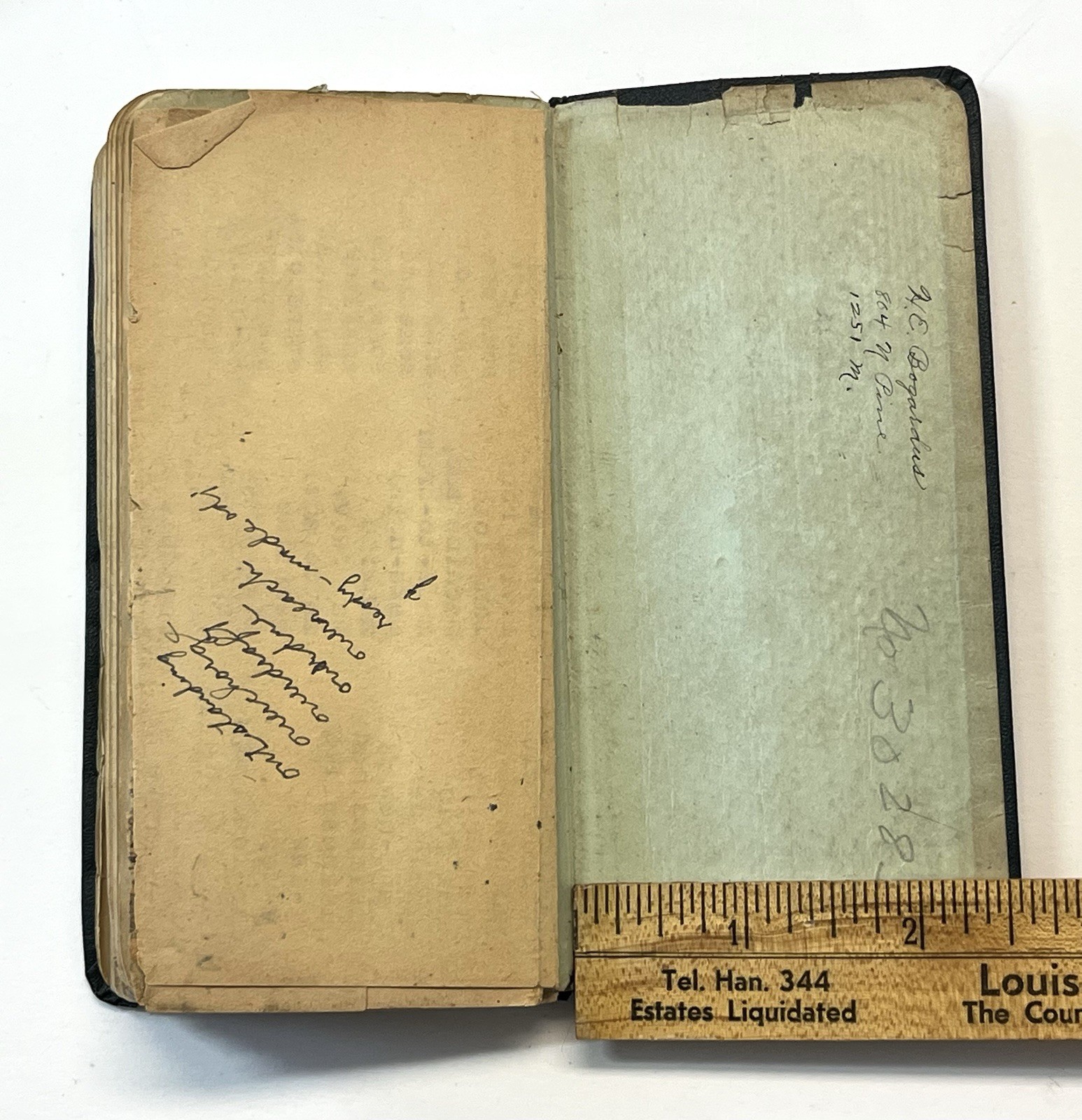 1914 Pocket Dictionary Grand Island Business College Nebraska w/Maps & More RARE