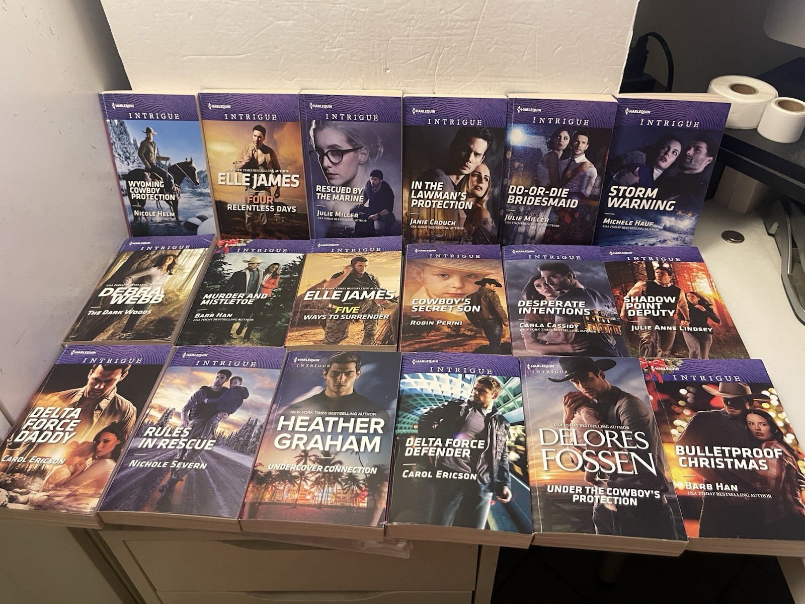 HARLEQUIN INTRIGUE SUSPENSE SERIES PAPERBACK BOOK Lot Of 79 MIXED TITLES & YEARS