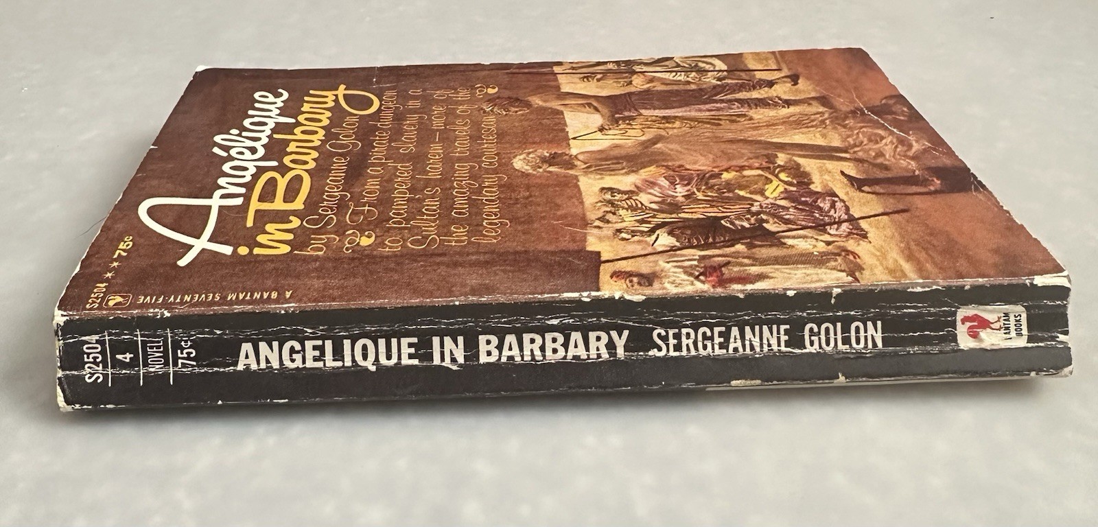 Angelique In Barbary By Sergeanne Golon Vintage 1963 Adventure Romance Bantam PB