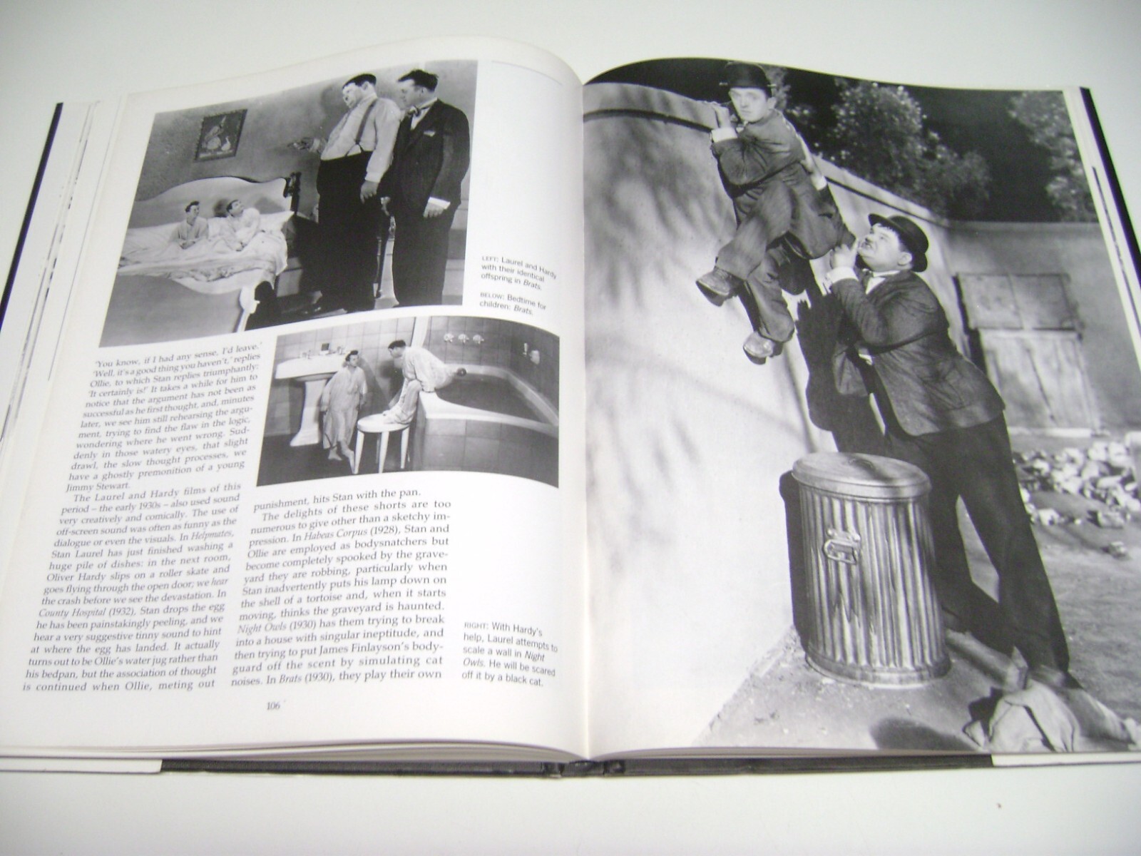 Huge 1995 Hardcover Book, CLASSIC MOVIE COMEDIANS, Packed with Photos, 176 pages