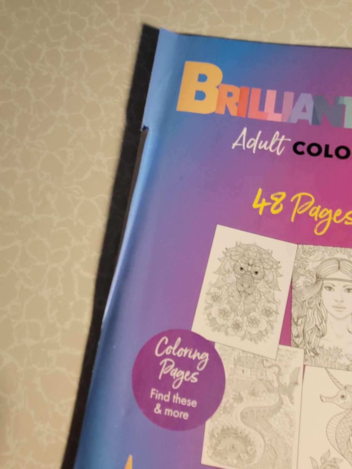 MYTHICAL CREATURES & MORE – ADULT COLORING BOOK – 48 Pages – Brilliant Escapes
