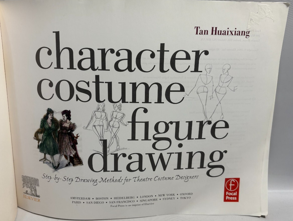Character Costume Figure Drawing by Tan Huaixiang, 2004 1st Printing