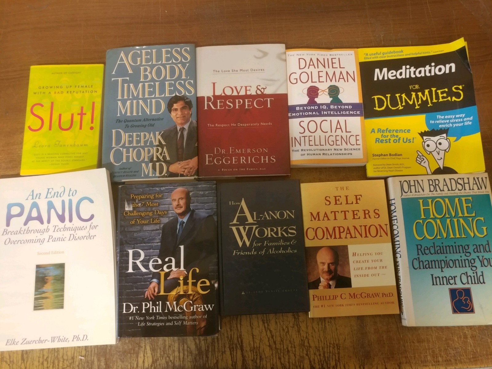 Lot of 20 PSYCHOLOGY SELF HELP ESTEEM THERAPY RECOVERY INSPIRE Book MIX*UNSORTED